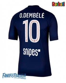 Paris Saint-Germain Ousmane Dembele #10 Tricou Fotbal Replică 2025-26 Barbati Acasa